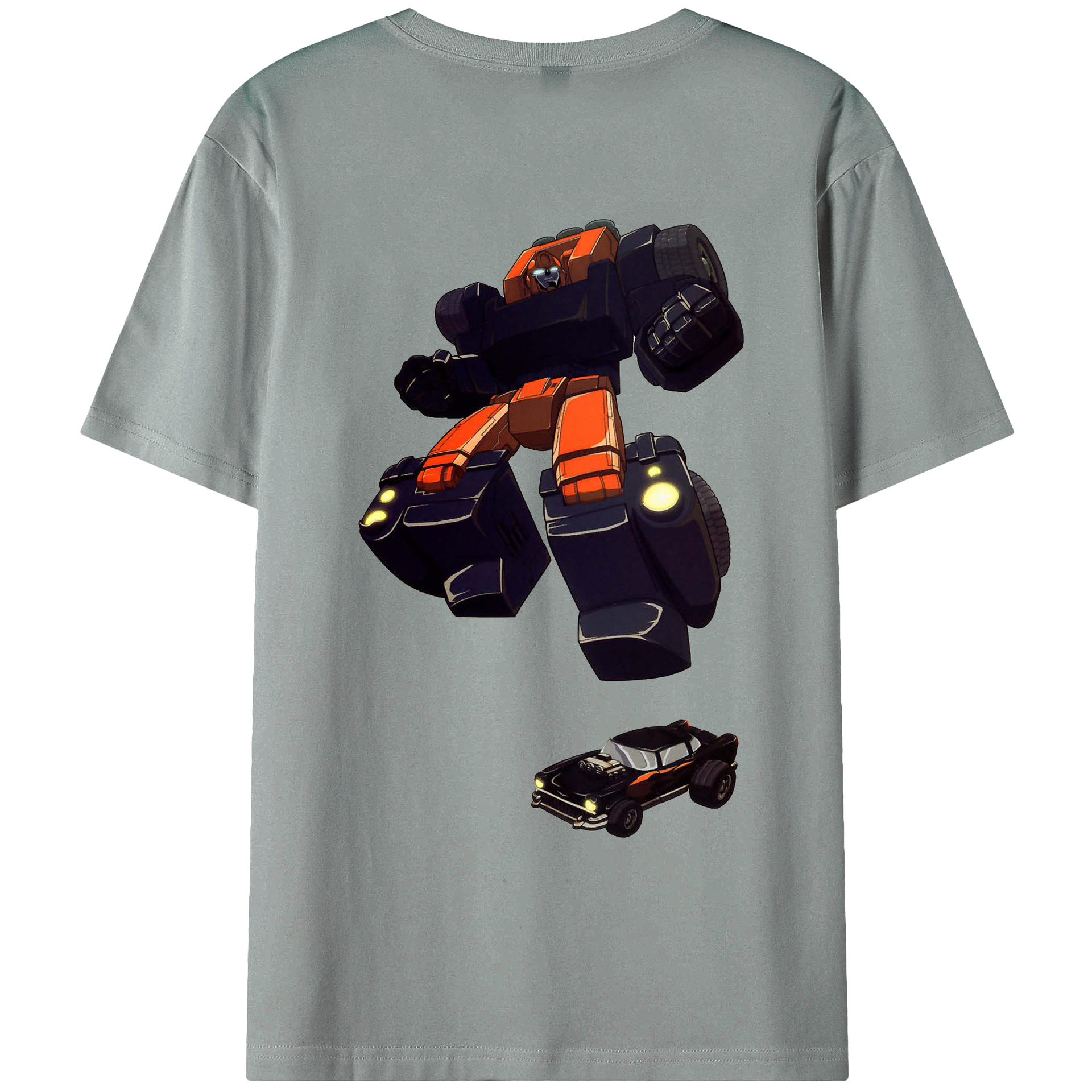 （画像用）  綿100％ メンズ半袖Tシャツ（バックプリント） 通気性